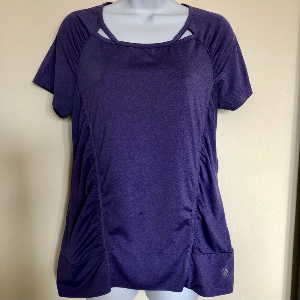 Heathered Purple Athletic Top by MPG